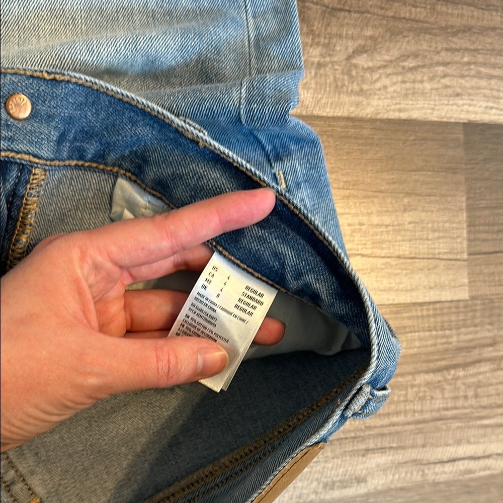 Blue Distressed Jeans - Picture 4 of 5